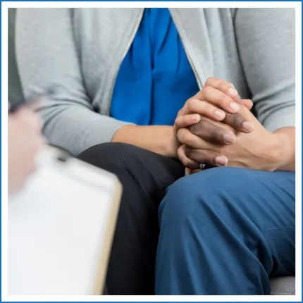 Couple in counseling