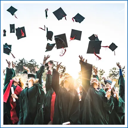 Students graduating